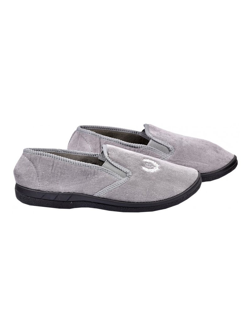 Pantuflas Hombre Zapatilla PREMIUM Gris - Kiabi
