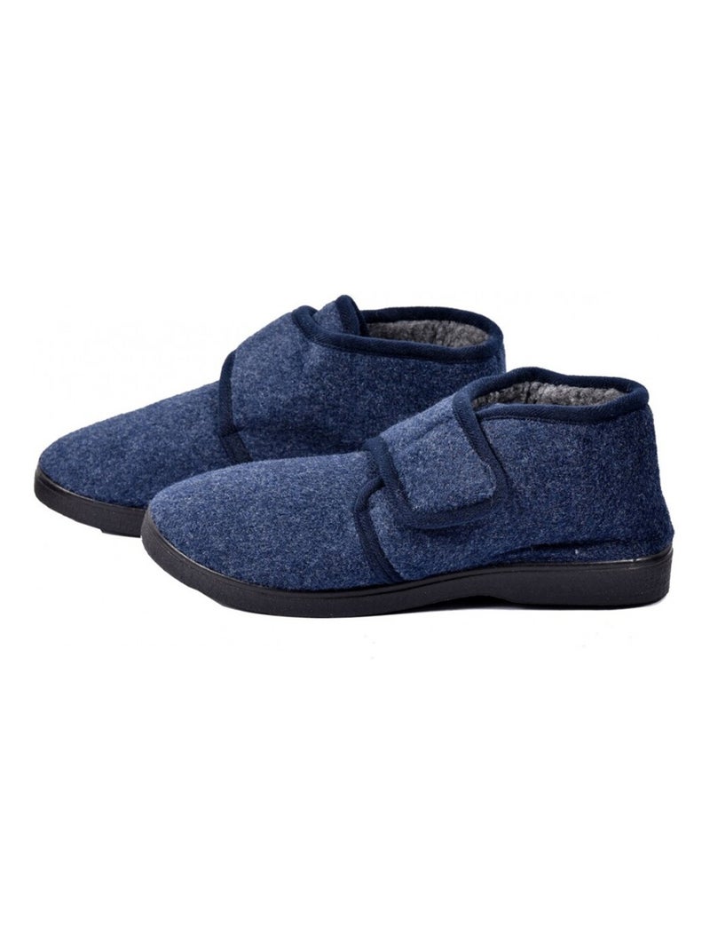 Pantuflas Hombre Zapatillas PREMIUM Azul marino - Kiabi