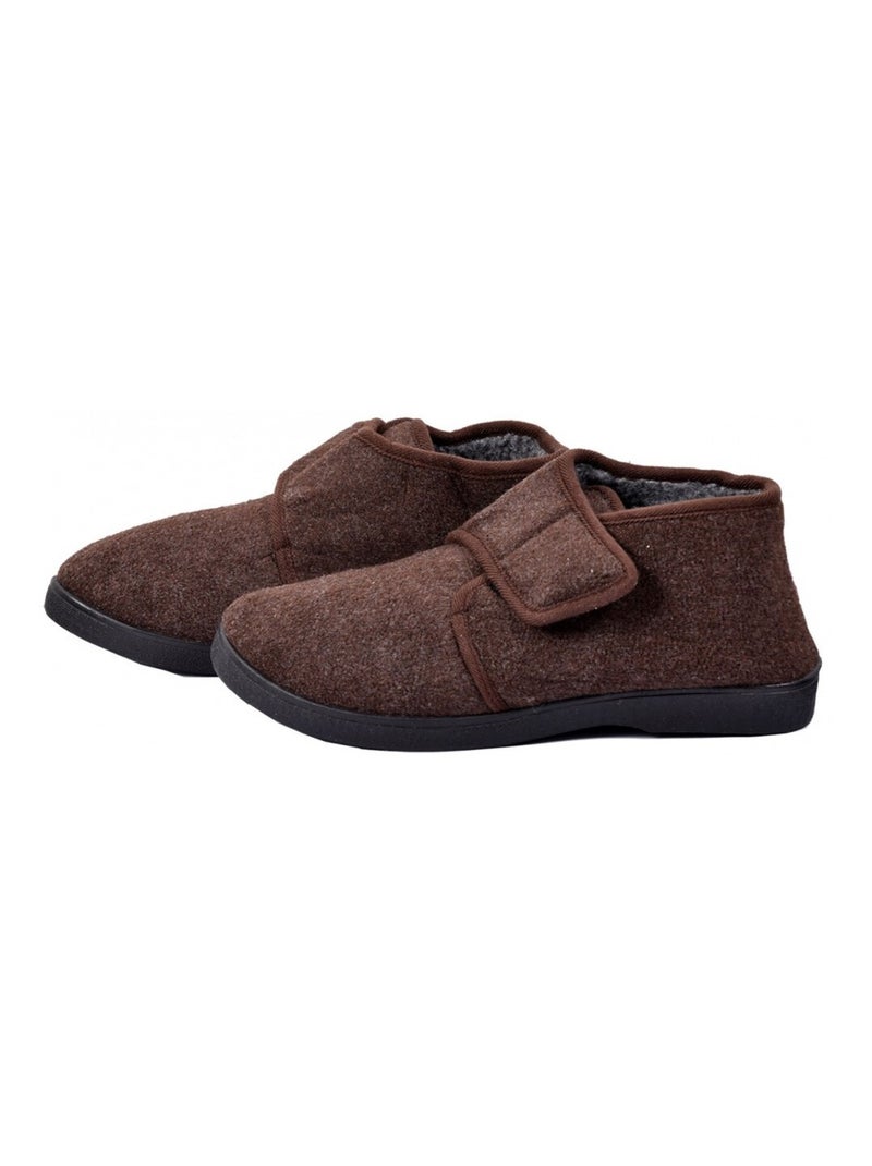 Pantuflas Hombre Zapatillas PREMIUM Marrón - Kiabi