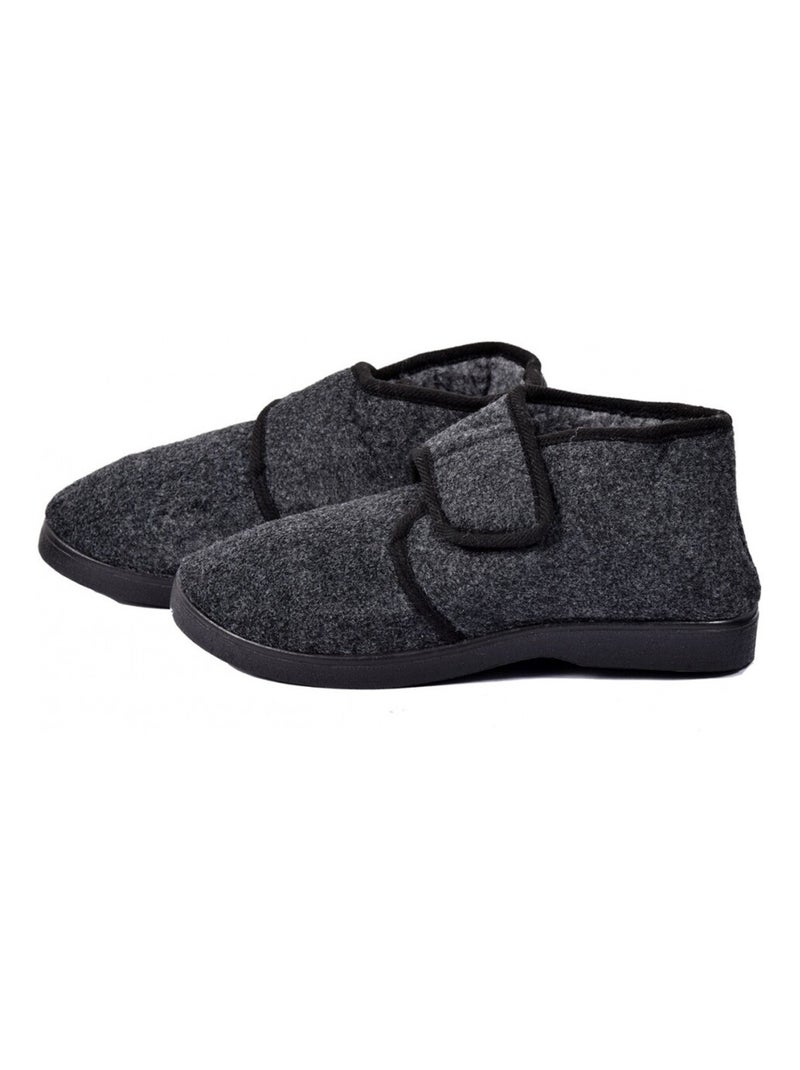 Pantuflas Hombre Zapatillas PREMIUM Negro - Kiabi