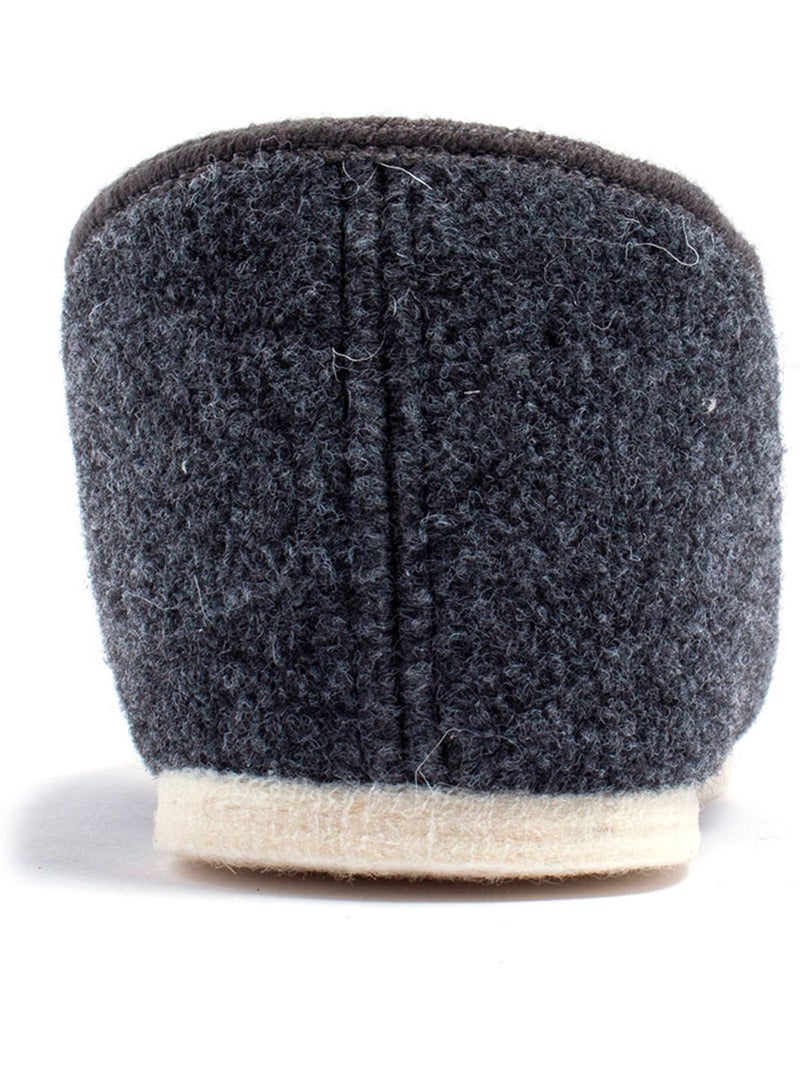 Pantuflas mixtas confort ancho suela fieltro - afibel Gris - Kiabi