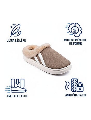 Pantuflas mixtas invierno forradas ND10929