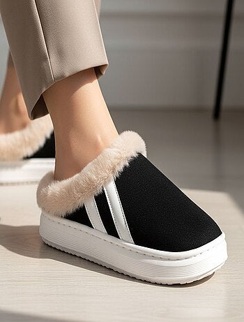 Pantuflas mixtas invierno forradas ND10929