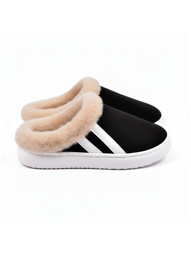 Pantuflas mixtas invierno forradas ND10929 Negro - Kiabi