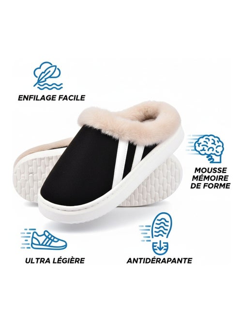 Pantuflas mixtas invierno forradas ND10929 - Kiabi