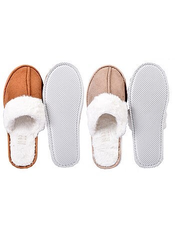 Pantuflas Mujer CASA AND CO - Pack de 2
