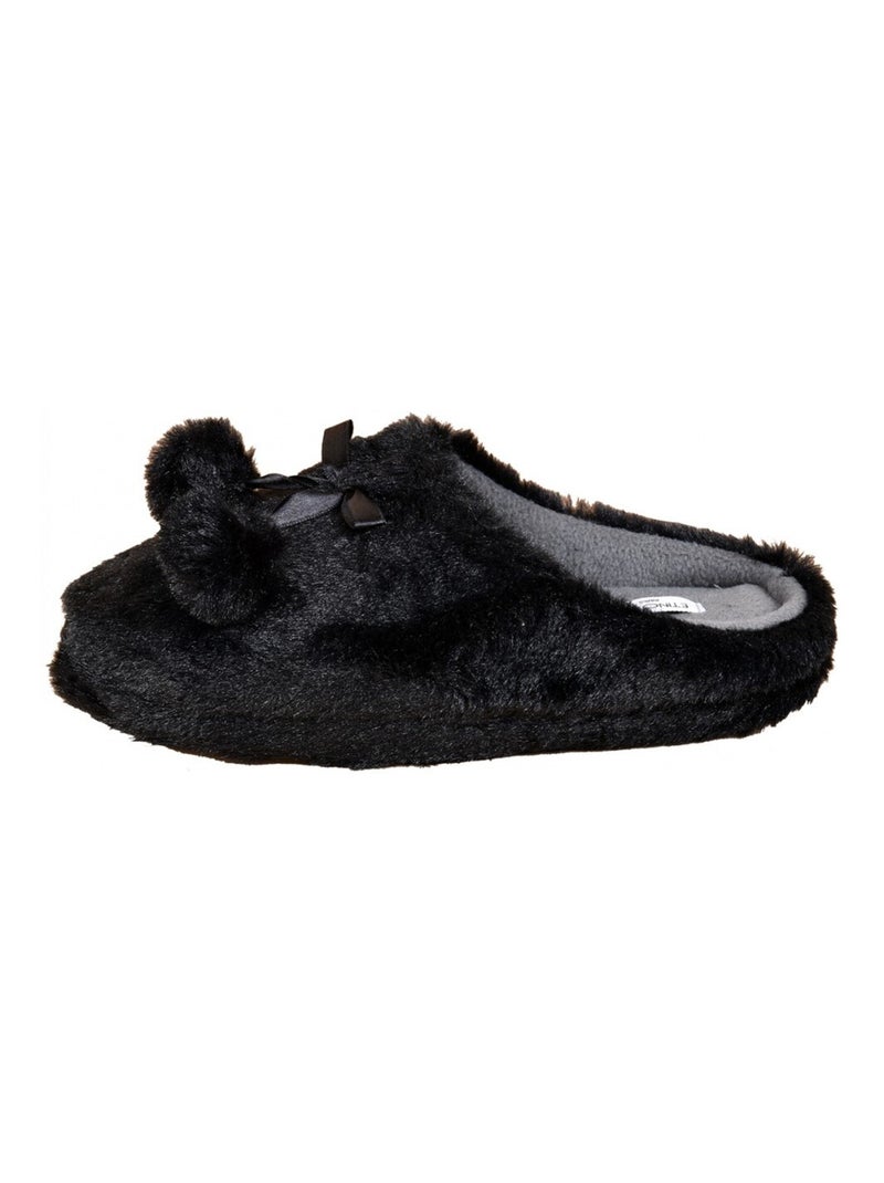 Pantuflas Mujer Confort y Calidad Superior Negro - Kiabi