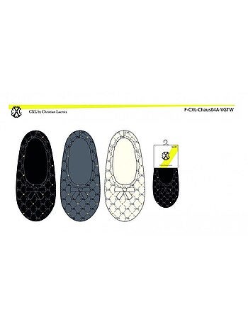 Pantuflas Mujer CXL BY LACROIX Pack de 3