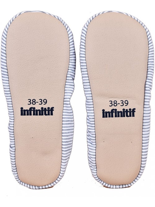 Pantuflas mujer INFINITIF Zapatillas bailarinas Pack de 2 - Kiabi