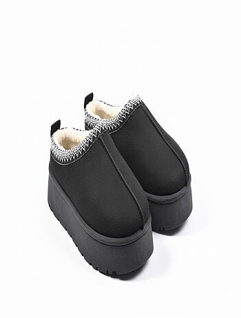 Pantuflas Mujer Invierno Mule Estilo Escandinavo MD9769