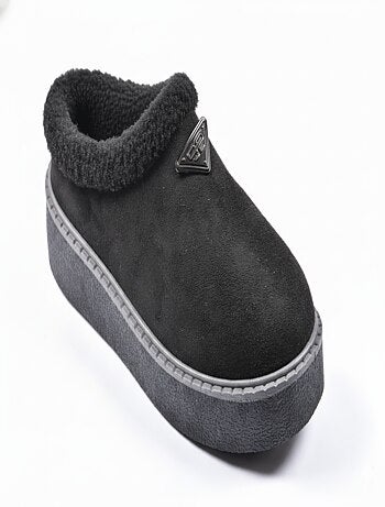 Pantuflas Mujer Invierno Mule Estilo Escandinavo ND10882