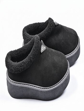 Pantuflas Mujer Invierno Mule Estilo Escandinavo ND10882