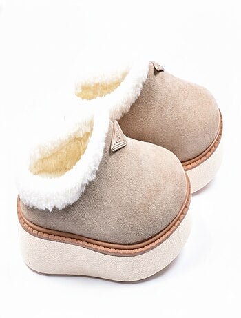 Pantuflas Mujer Invierno Mule Estilo Escandinavo ND10882