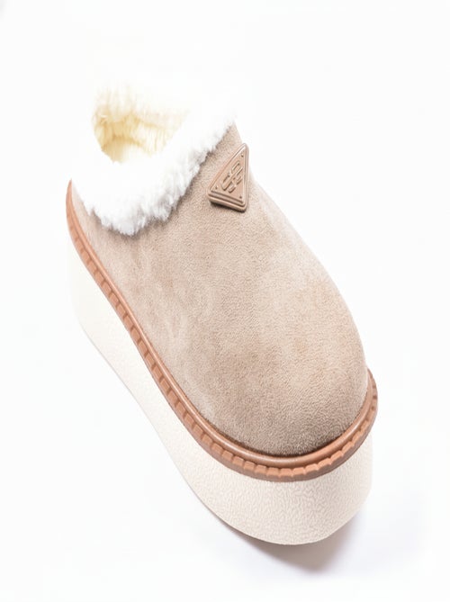 Pantuflas Mujer Invierno Mule Estilo Escandinavo ND10882 - Kiabi