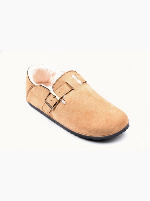 Pantuflas Mujer Invierno Zuecos de Interior Forrados MD8845 - Kiabi