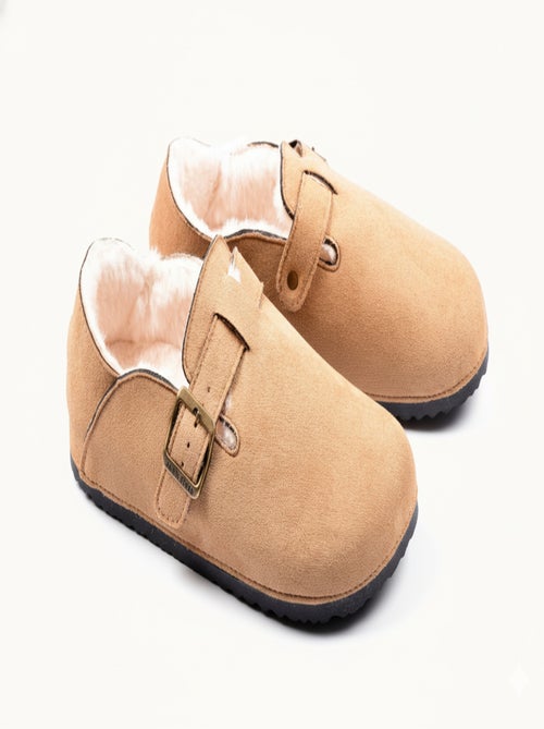 Pantuflas Mujer Invierno Zuecos de Interior Forrados MD8845 - Kiabi