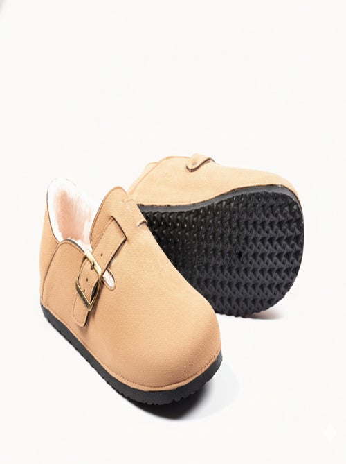 Pantuflas Mujer Invierno Zuecos de Interior Forrados MD8845 - Kiabi