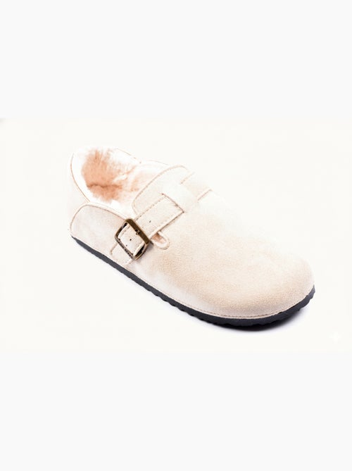 Pantuflas Mujer Invierno Zuecos de Interior Forrados MD8845 - Kiabi