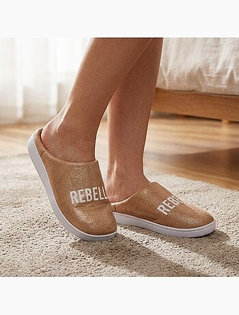 Pantuflas Mujer Lurex Glitter