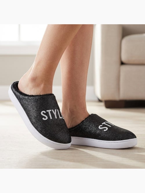Pantuflas Mujer Lurex Glitter - Kiabi