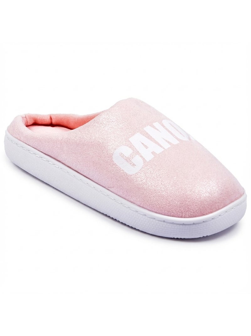 Pantuflas Mujer Lurex Glitter Rosa - Kiabi