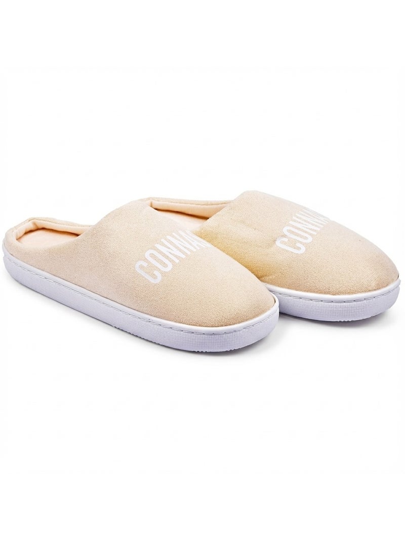 Pantuflas Mujer Lurex Glitter Taupe - Kiabi
