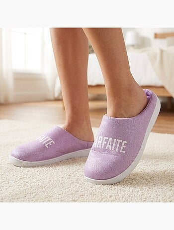 Pantuflas Mujer Lurex Glitter