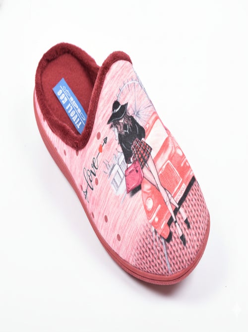 Pantuflas Mujer Mule PhotoPrint - Kiabi