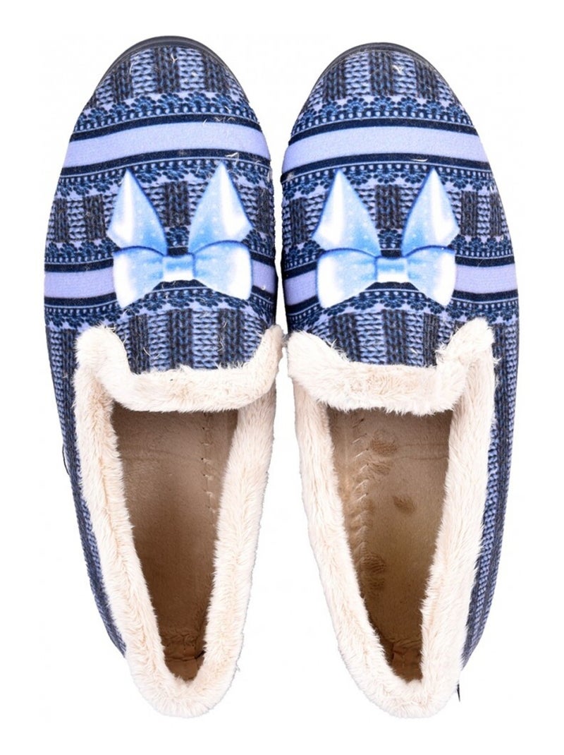 Pantuflas Mujer PREMIUM FANTASIA Azul marino - Kiabi