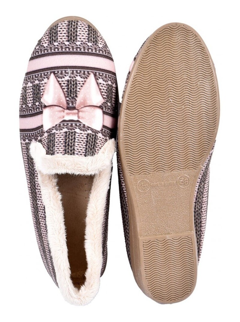 Pantuflas Mujer PREMIUM FANTASIA Taupe - Kiabi