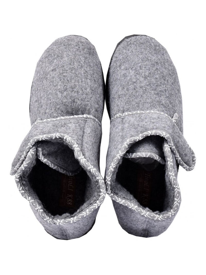Pantuflas Mujer Zapatilla PREMIUM Gris - Kiabi