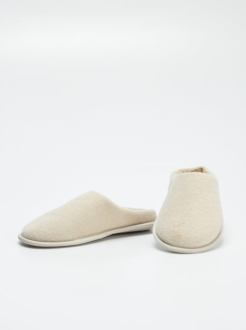 Pantuflas mules lisas - Kiabi Pantuflas mules lisas - Kiabi