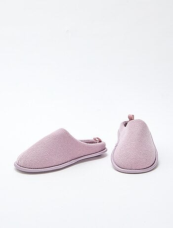 Pantuflas mules lisas