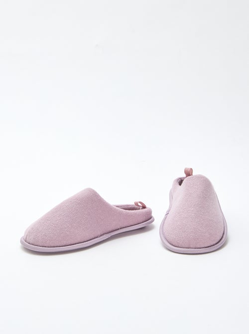 Pantuflas mules lisas - Kiabi Pantuflas mules lisas - Kiabi