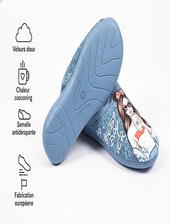 Pantuflas Mules mujer PHOTOPRINT