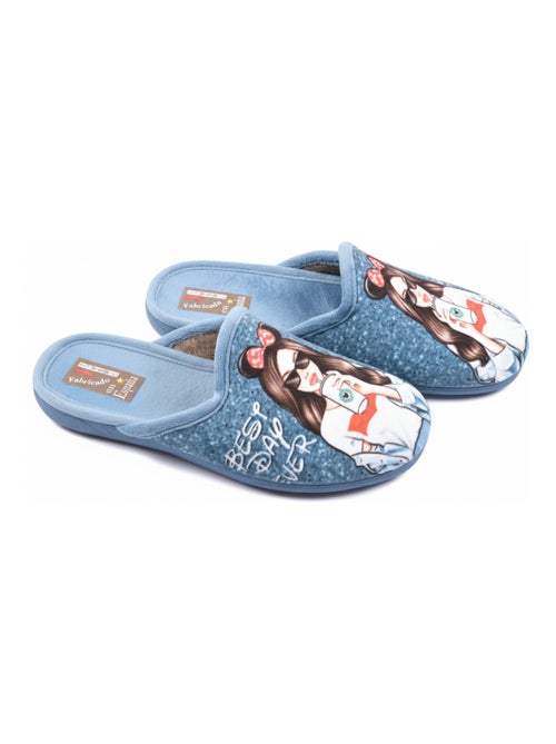 Pantuflas Mules mujer PHOTOPRINT - Kiabi