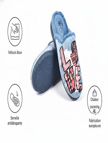 Pantuflas Mules mujer PHOTOPRINT