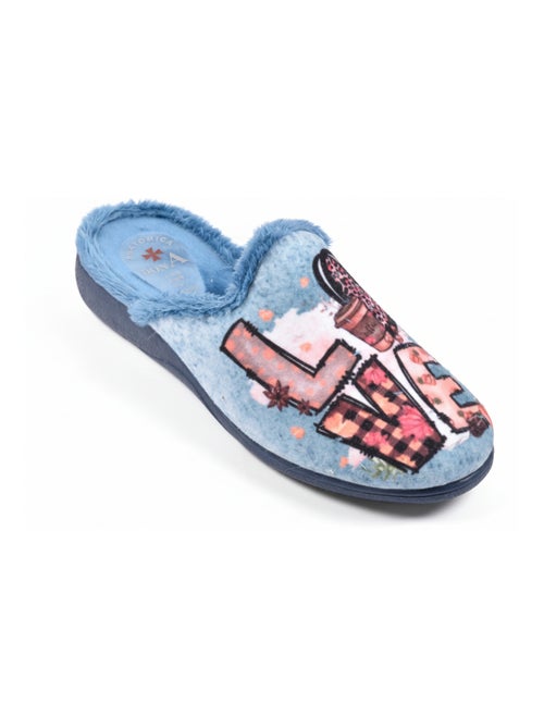 Pantuflas Mules mujer PHOTOPRINT - Kiabi