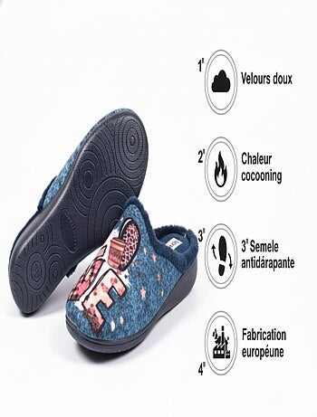 Pantuflas Mules mujer PHOTOPRINT