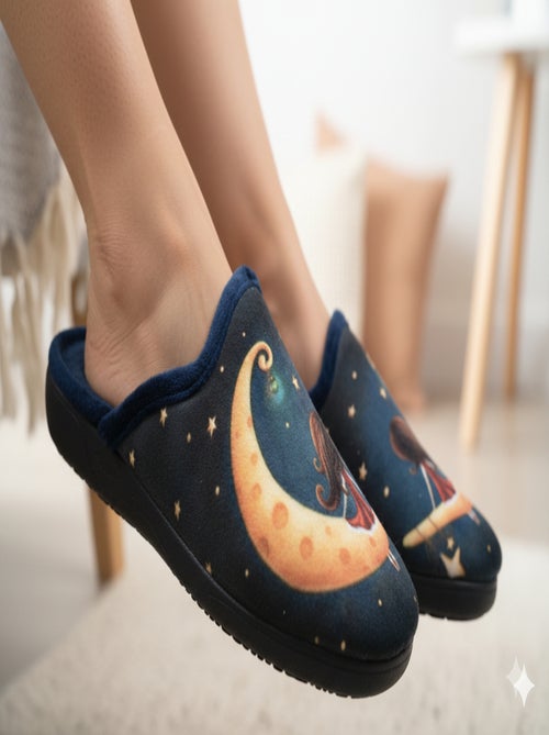 Pantuflas Mules mujer PHOTOPRINT - Kiabi