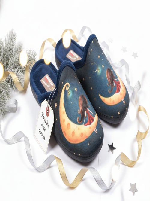 Pantuflas Mules mujer PHOTOPRINT - Kiabi