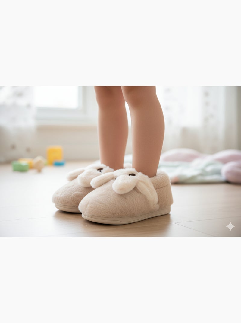 Pantuflas Niño Animales 3D Ultra Suaves MB732831 Beige - Kiabi