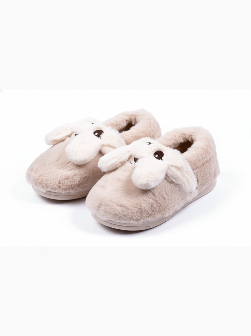 Pantuflas Niño Animales 3D Ultra Suaves MB732831 Beige - Kiabi