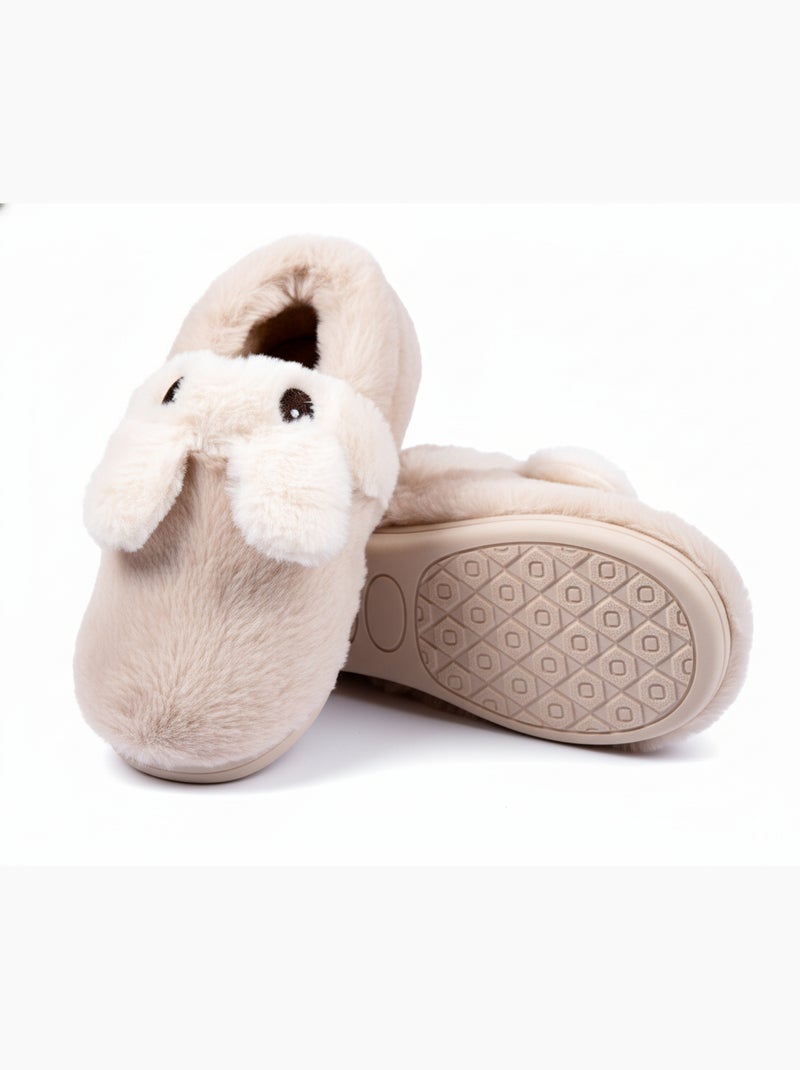 Pantuflas Niño Animales 3D Ultra Suaves MB732831 Beige - Kiabi