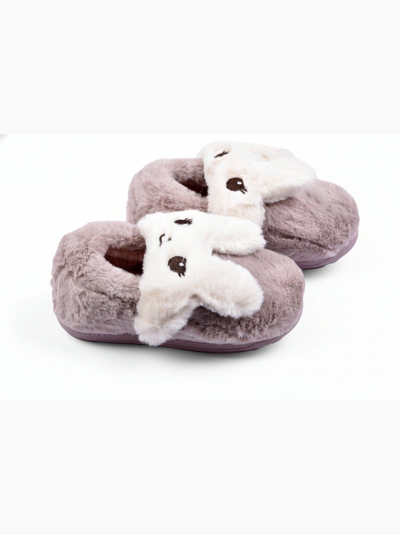 Pantuflas Niño Animales 3D Ultra Suaves MB732831 Violeta - Kiabi