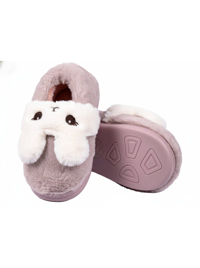 Pantuflas Niño Animales 3D Ultra Suaves MB732831 Violeta - Kiabi