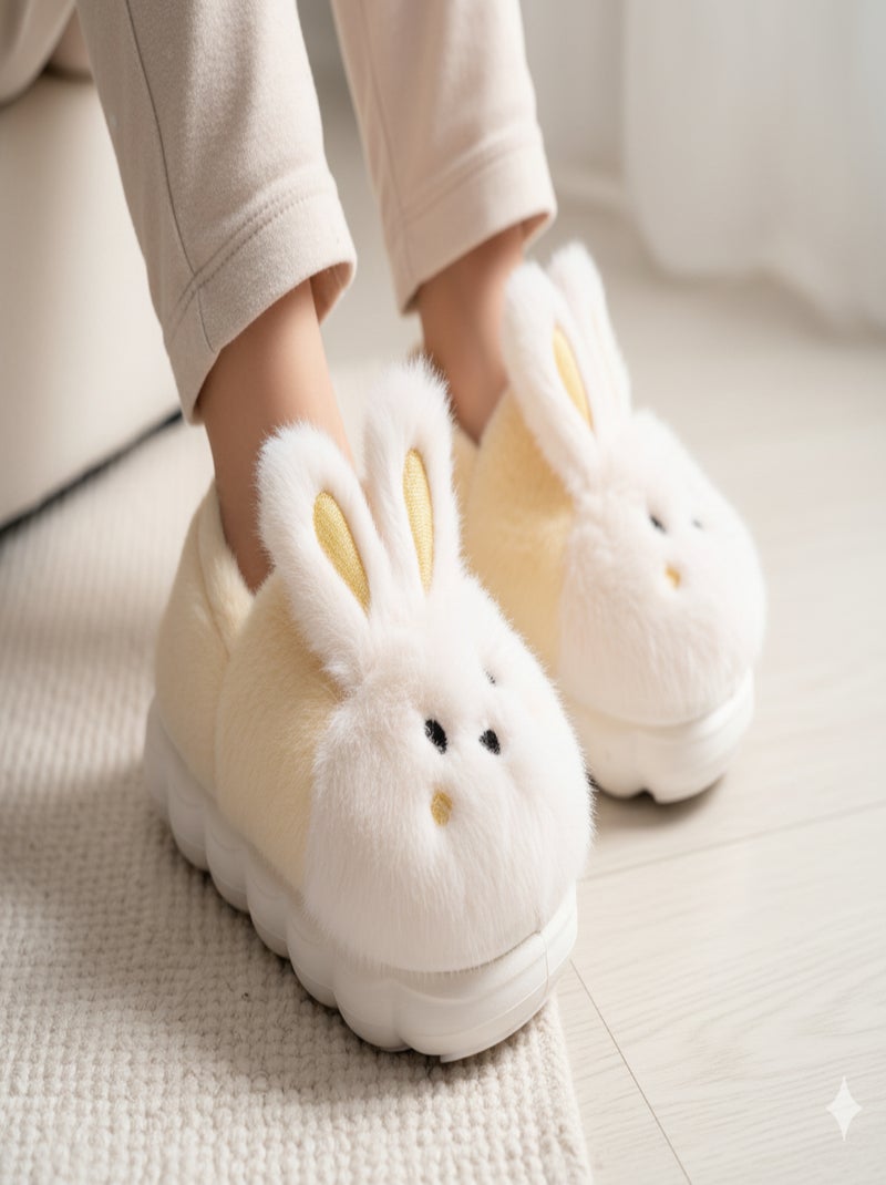 Pantuflas Niño Animales 3D Ultra Suaves MD9758 Amarillo - Kiabi