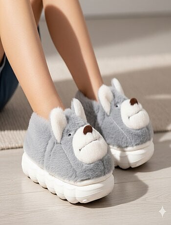 Pantuflas Niño Animales 3D Ultra Suaves MD9758