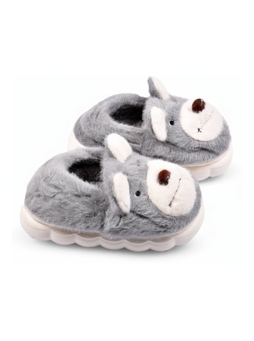Pantuflas Niño Animales 3D Ultra Suaves MD9758 - Kiabi Pantuflas Niño Animales 3D Ultra Suaves MD9758 - Kiabi