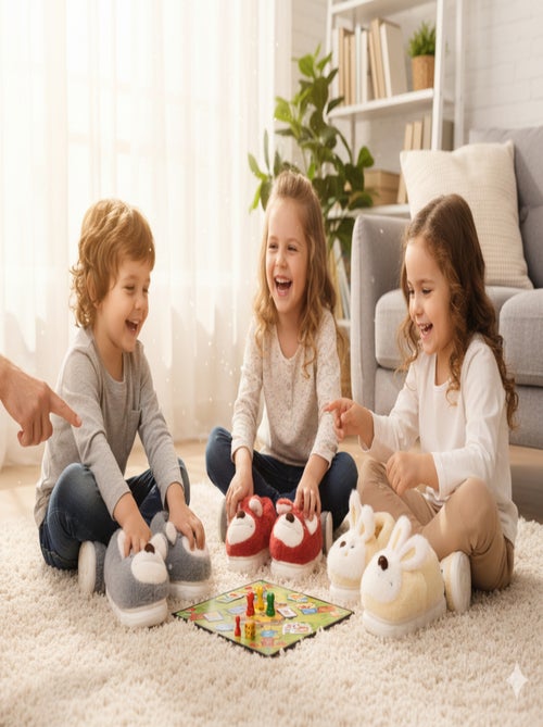 Pantuflas Niño Animales 3D Ultra Suaves MD9758 - Kiabi